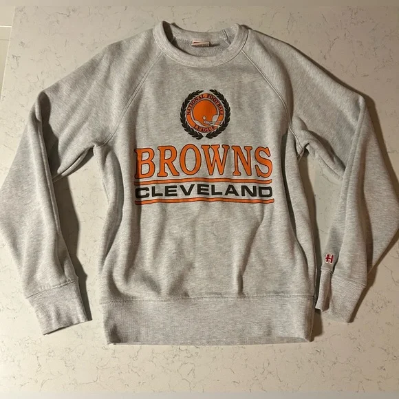 HOMAGE Cleveland Browns Crewneck Sweatshirt - Picture 4 of 8